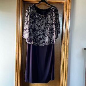 Connected Apparel dark burgundy dress.  Size 20